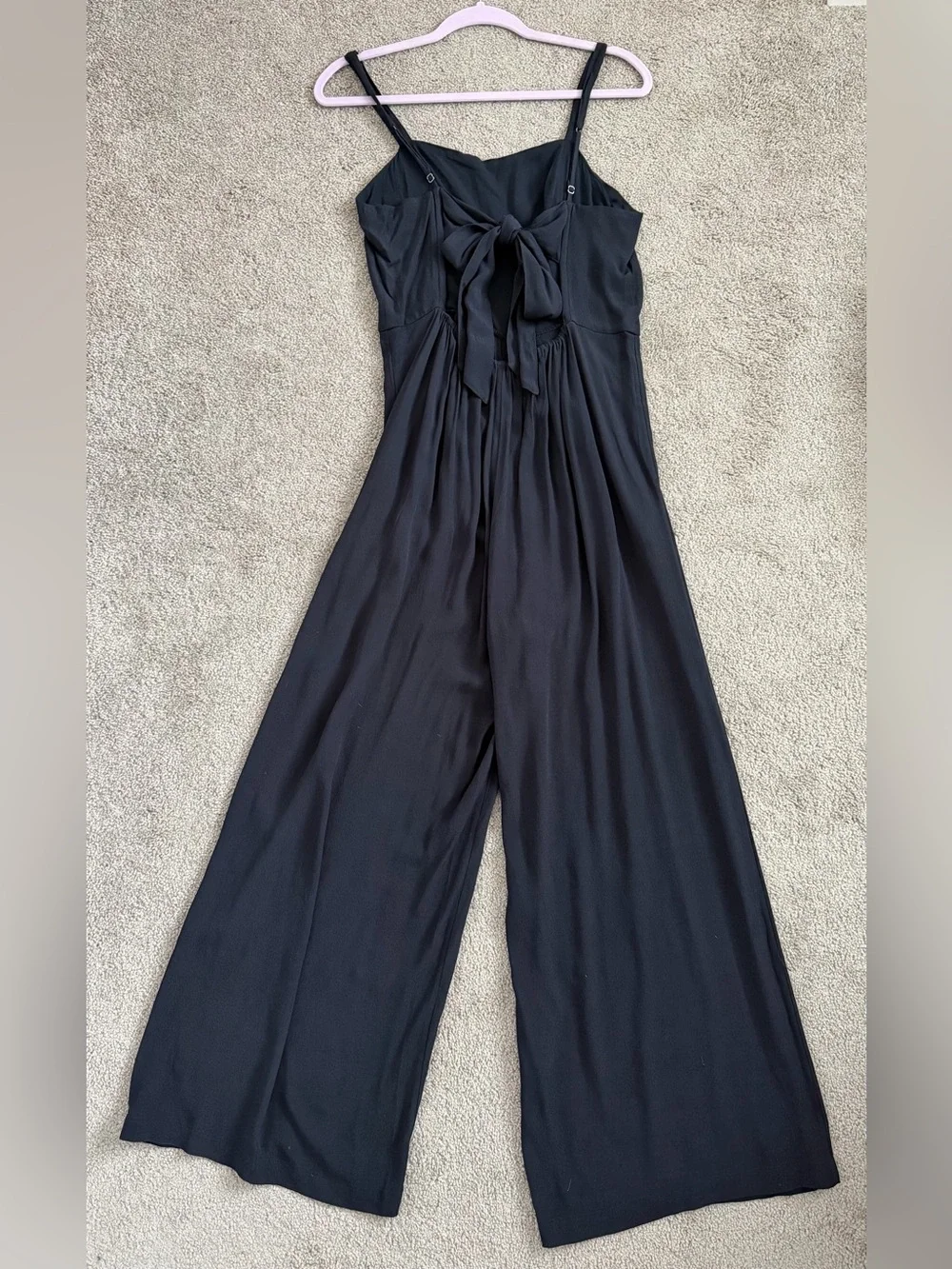 Abercrombie Black Spaghetti Strap Jumpsuit
